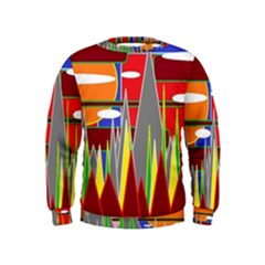 Forrest Sunset Kids  Sweatshirt by LW323