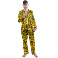 Daisy May Men s Long Sleeve Satin Pajamas Set by LW323