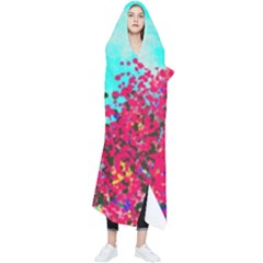 Flowers Wearable Blanket by LW323