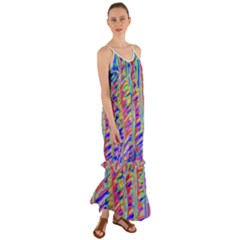 Vibrant-vases Cami Maxi Ruffle Chiffon Dress by LW323