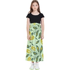 Folk Floral Pattern  Abstract Flowers Surface Design  Seamless Pattern Kids  Skirt by Eskimos