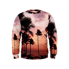 Palm Trees Kids  Sweatshirt by LW323