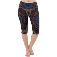 Victory Lightweight Velour Cropped Yoga Leggings by LW323