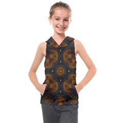 Midnight Romance Kids  Sleeveless Hoodie by LW323