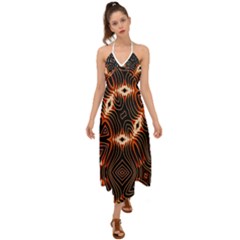 Fun In The Sun Halter Tie Back Dress  by LW323