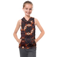 Fun In The Sun Kids  Sleeveless Hoodie by LW323