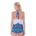 Peacock Boyleg Halter Swimsuit  View2