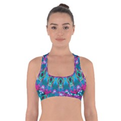 Peacock Cross Back Sports Bra by LW323