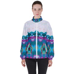 Peacock Women s High Neck Windbreaker by LW323