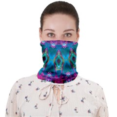 Peacock Face Covering Bandana (adult) by LW323