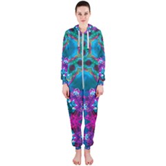 Peacock2 Hooded Jumpsuit (ladies)  by LW323