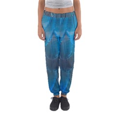 Feathery Blue Women s Jogger Sweatpants by LW323