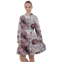 Pebbles Module  All Frills Chiffon Dress by kaleidomarblingart