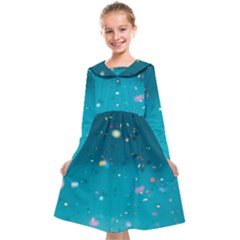 Bluesplash Kids  Midi Sailor Dress by LW323