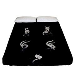 Katzen Cats Katzen Cats Fitted Sheet (california King Size) by WetdryvacsLair