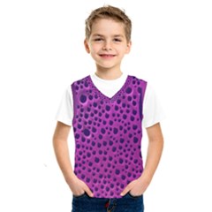 Purple Abstract Print Design Kids  Basketball Tank Top by dflcprintsclothing