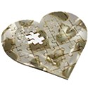   Golden hearts Wooden Puzzle Heart View3