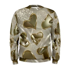   Golden Hearts Men s Sweatshirt by Galinka