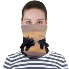 Evening Horses Face Seamless Bandana (adult) by LW323