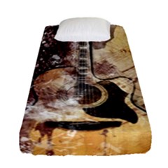 Guitar Fitted Sheet (single Size) by LW323