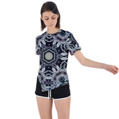 Design C1 Asymmetrical Short Sleeve Sports Tee by LW323