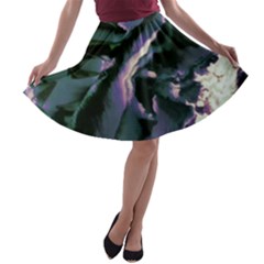 Abstract Wannabe A-line Skater Skirt by MRNStudios