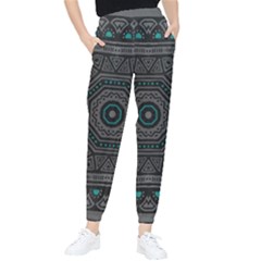 Mandala Vert Noir Pattern Tapered Pants by alllovelyideas