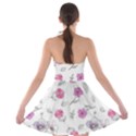 Flowers In One Line Strapless Bra Top Dress View2