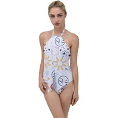 Pattern Mystic Go With The Flow One Piece Swimsuit by alllovelyideas