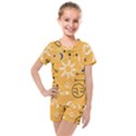 Pattern Mystic Color2 Kids  Mesh Tee and Shorts Set View1