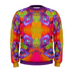 Glitch Futuristic Punk  Men s Sweatshirt by gloriasanchez