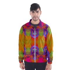 Glitch Futuristic Punk  Men s Windbreaker by gloriasanchez