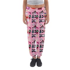 Drawing Collage Pink Women s Jogger Sweatpants by snowwhitegirl