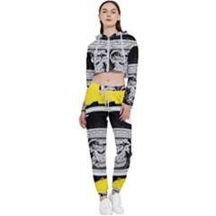 Spacemonkey Cropped Zip Up Lounge Set by goljakoff