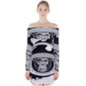 Spacemonkey Long Sleeve Off Shoulder Dress View1