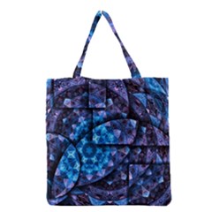 Dismembered Mandala Grocery Tote Bag by MRNStudios