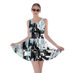 Digital Wave Skater Dress by MRNStudios