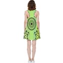 Green Grid Cute Flower Mandala Inside Out Racerback Dress View2