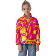 Pop Art Love Graffiti Kids  Half Zip Hoodie by essentialimage365