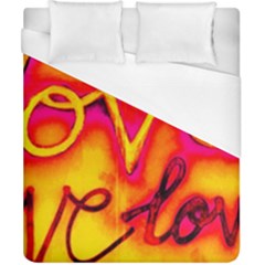  Graffiti Love Duvet Cover (california King Size) by essentialimage365