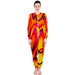  Graffiti Love Onepiece Jumpsuit (ladies)  by essentialimage365