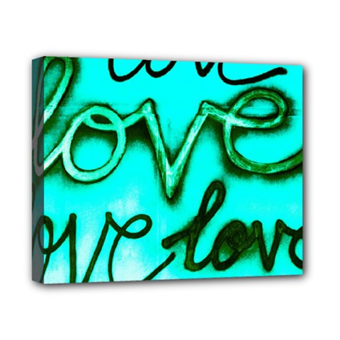  Graffiti Love Canvas 10  X 8  (stretched) by essentialimage365