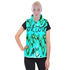  Graffiti Love Women s Button Up Vest by essentialimage365