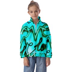  Graffiti Love Kids  Half Zip Hoodie by essentialimage365