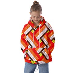 Pop Art Mosaic Kids  Oversized Hoodie by essentialimage365