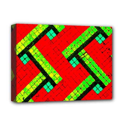 Pop Art Mosaic Deluxe Canvas 16  X 12  (stretched)  by essentialimage365