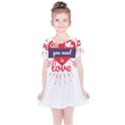 all you need is love Kids  Simple Cotton Dress View1