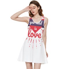 All You Need Is Love Inside Out Racerback Dress by DinzDas