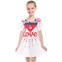 all you need is love Kids  Smock Dress View1