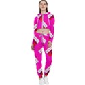 Pop Art Mosaic Cropped Zip Up Lounge Set View1